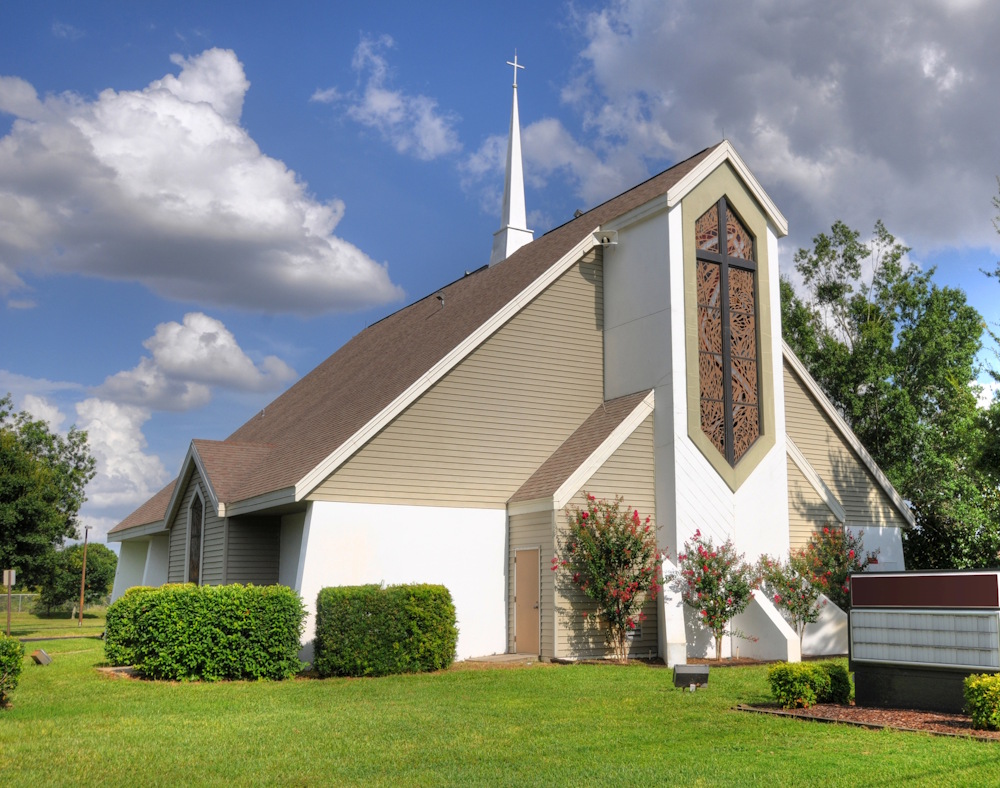 portrait of family standing together